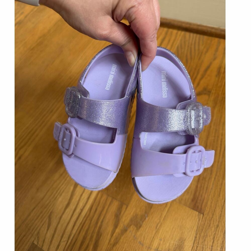 Mini Melissa Light Purple Sandals toddler size 10